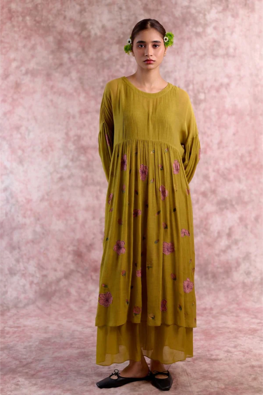 VERA EMBROIDERED DRESS