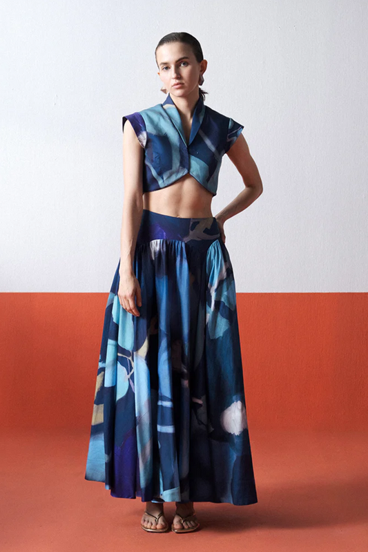 BLUE LAGOON SKIRT SET