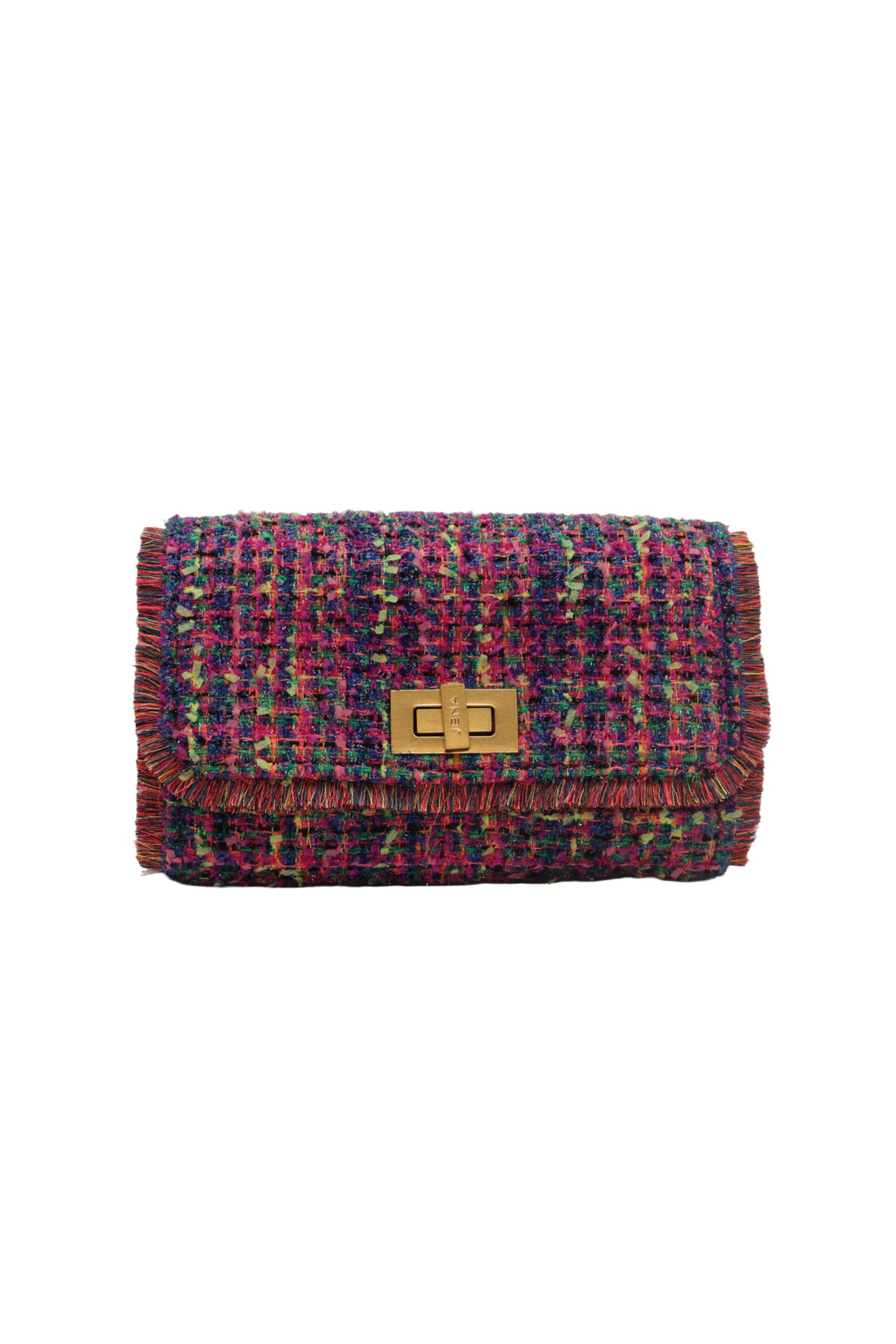 Boucle Fucia Clutch Bag