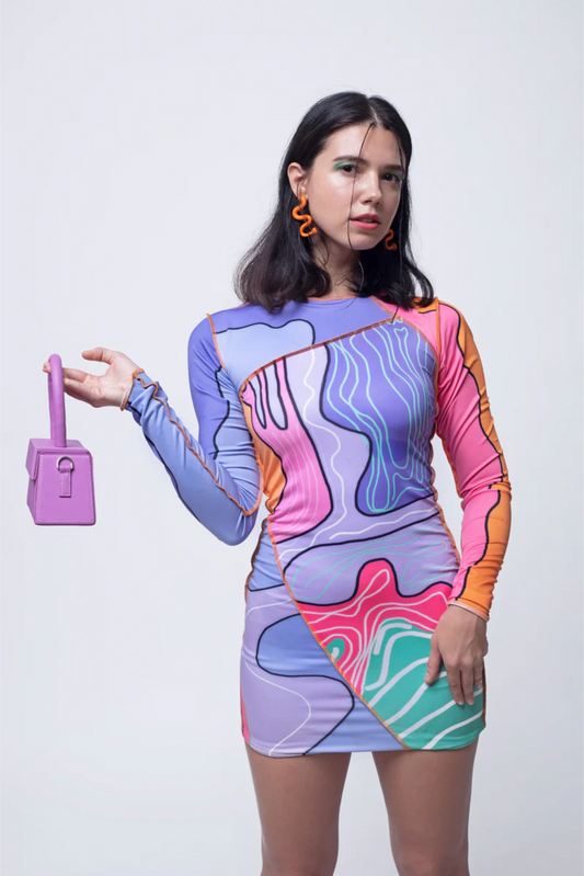 DRUNK IN SPACE  BODYCON DRESS