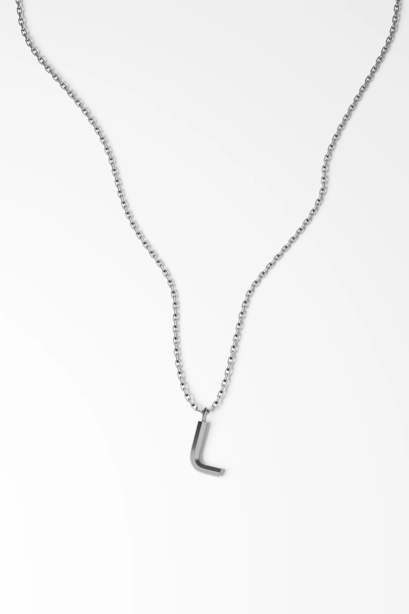 Bold Letter Necklace - L