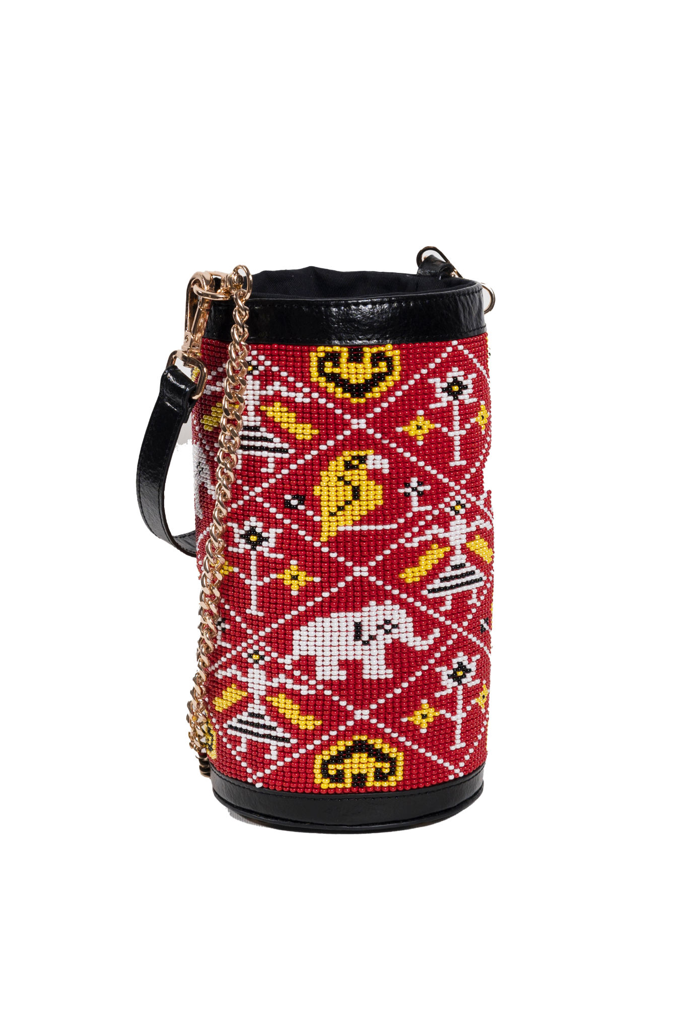 Amara Patola Bucket Bag - Red