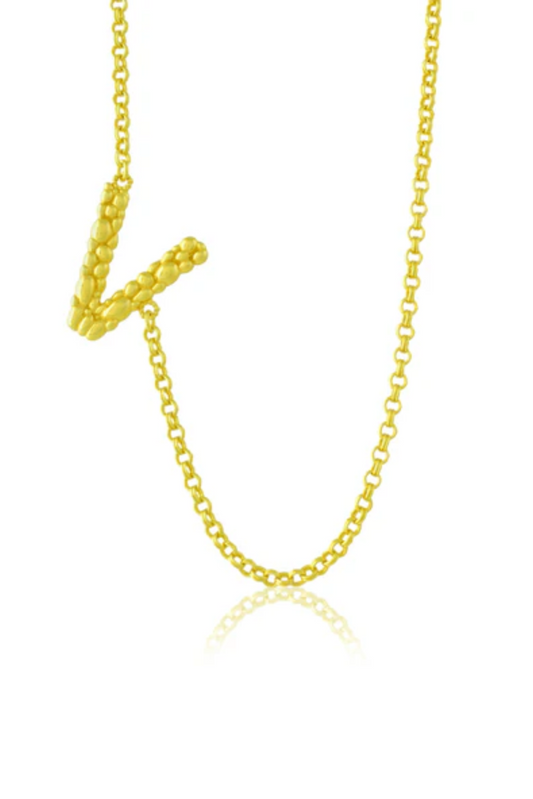 Initial Own Necklace - V