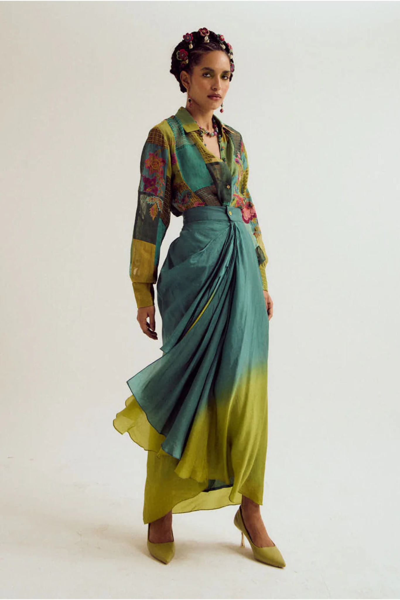 Paako & Vinca Set- Turq / Green