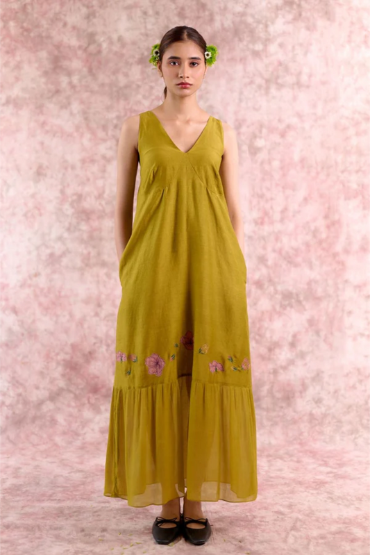 IRIS EMBROIDERED DRESS