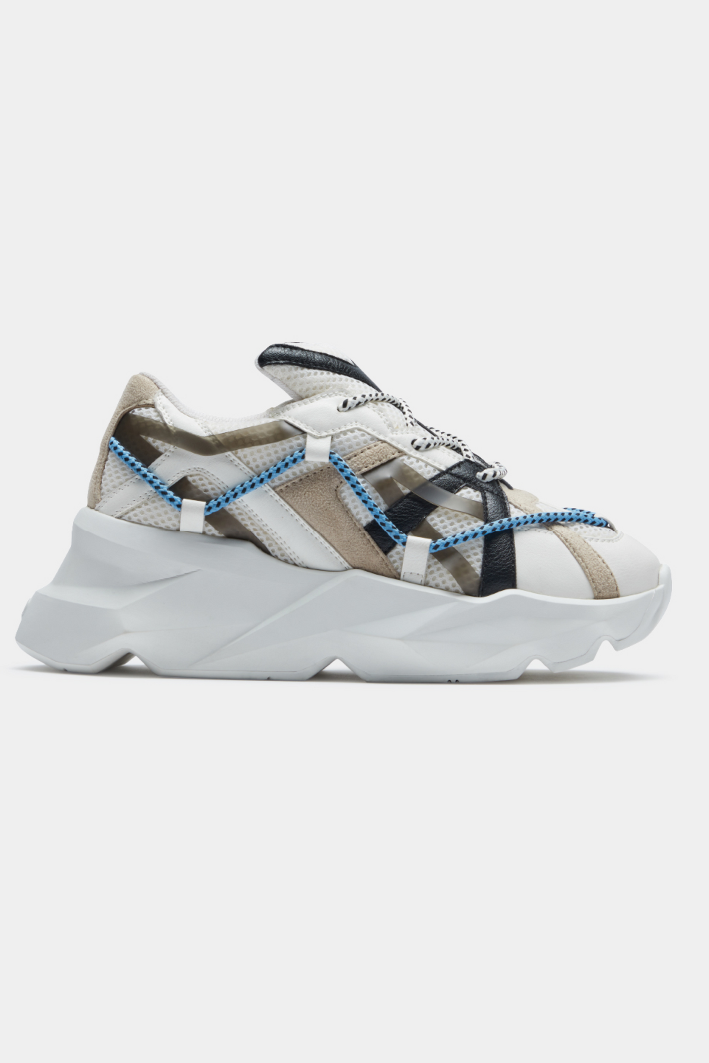 733 White Over-Panelled Chunky Sneaker