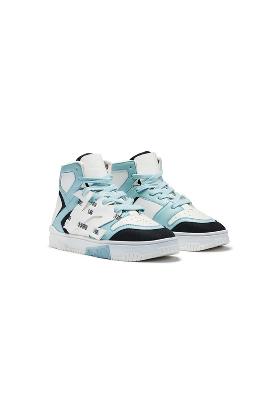 736 Cloud White High-Top Sneakers