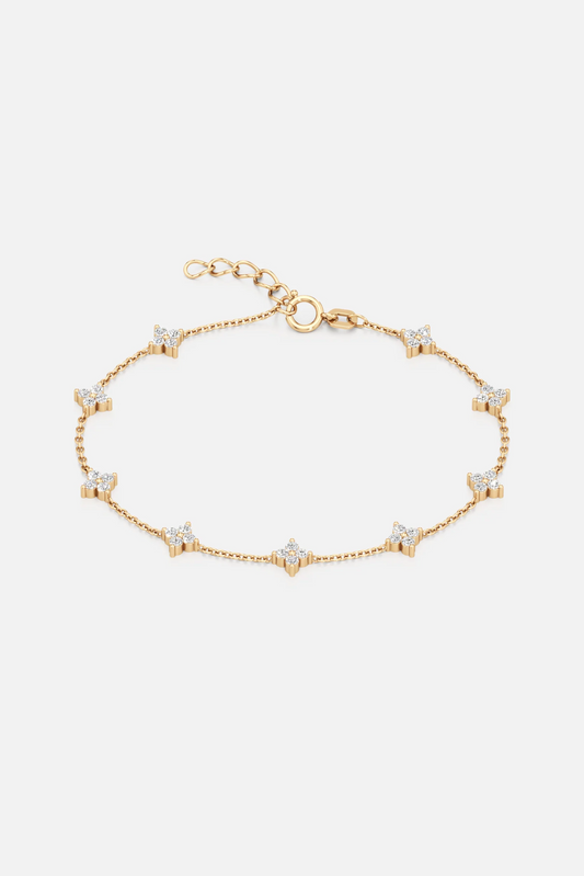 Floral Quartet Bracelet