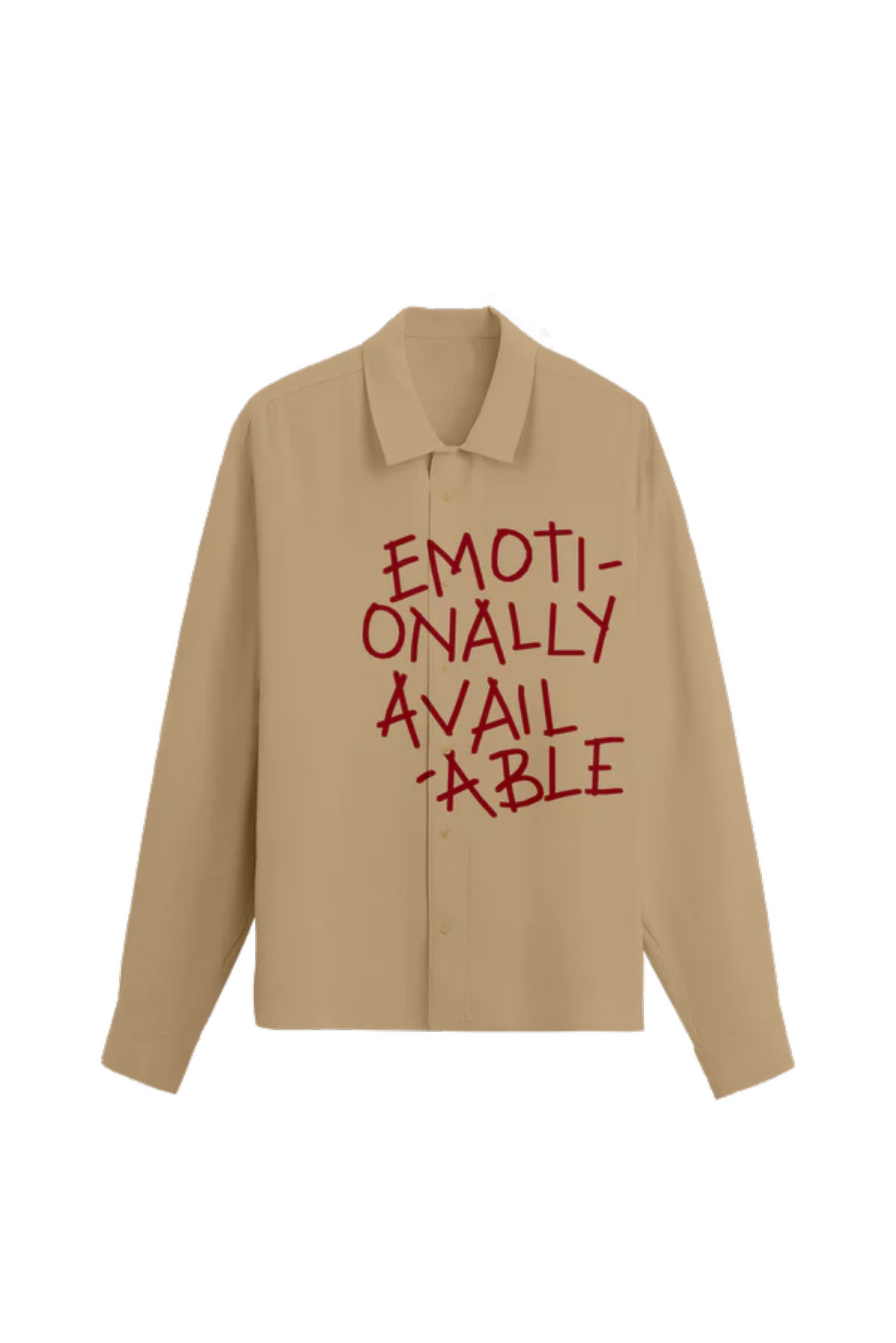 The Emotionally Available Shirt (Beige)