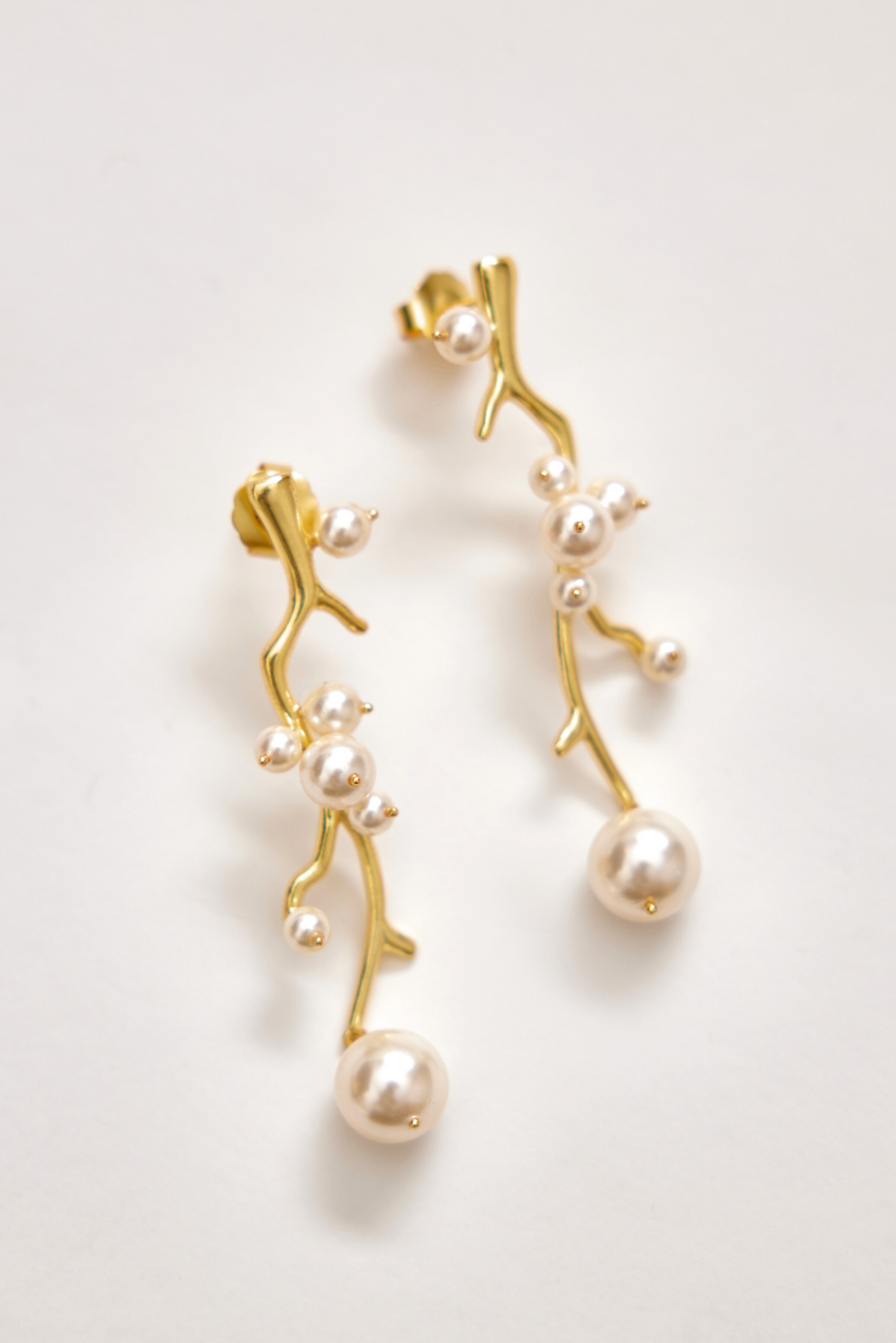 Berries Earrings - White