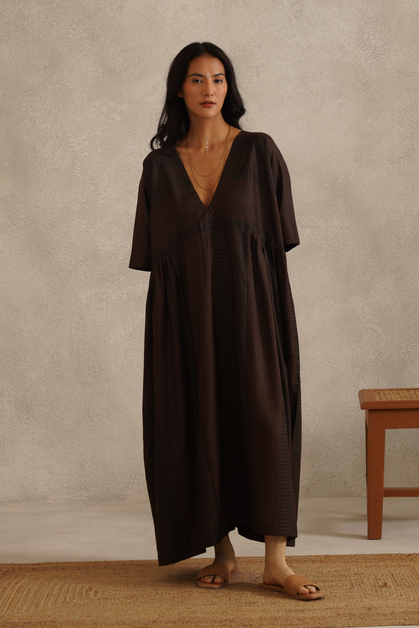Harmony Dress - Brown