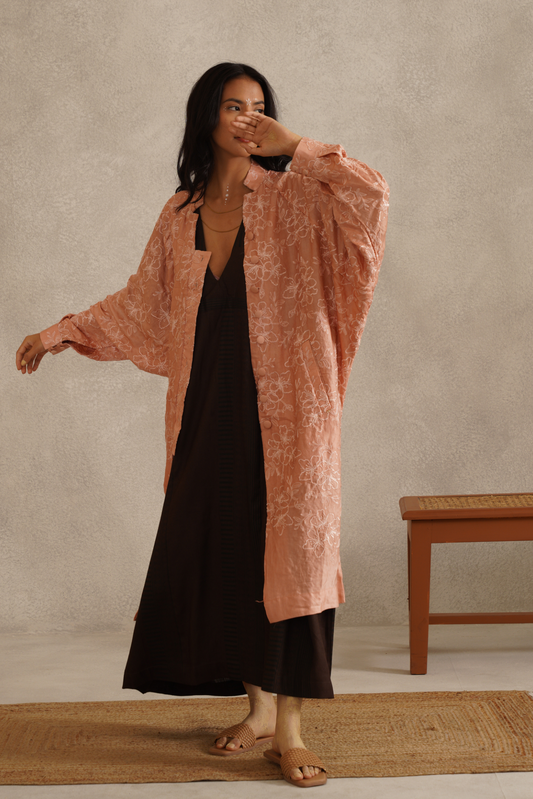 Embrace cape - Salmon Pink