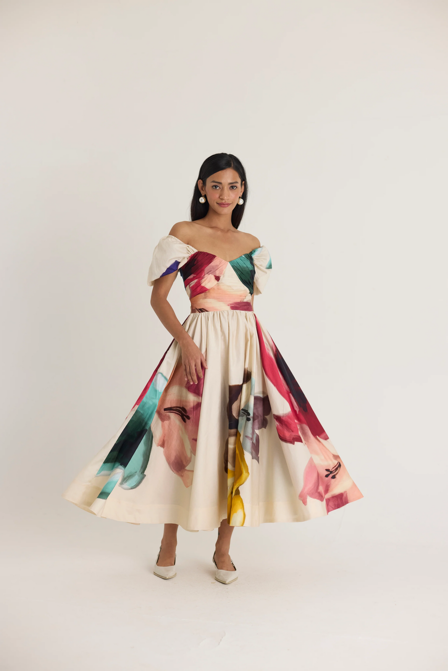 Lila Puff Sleeve Dress