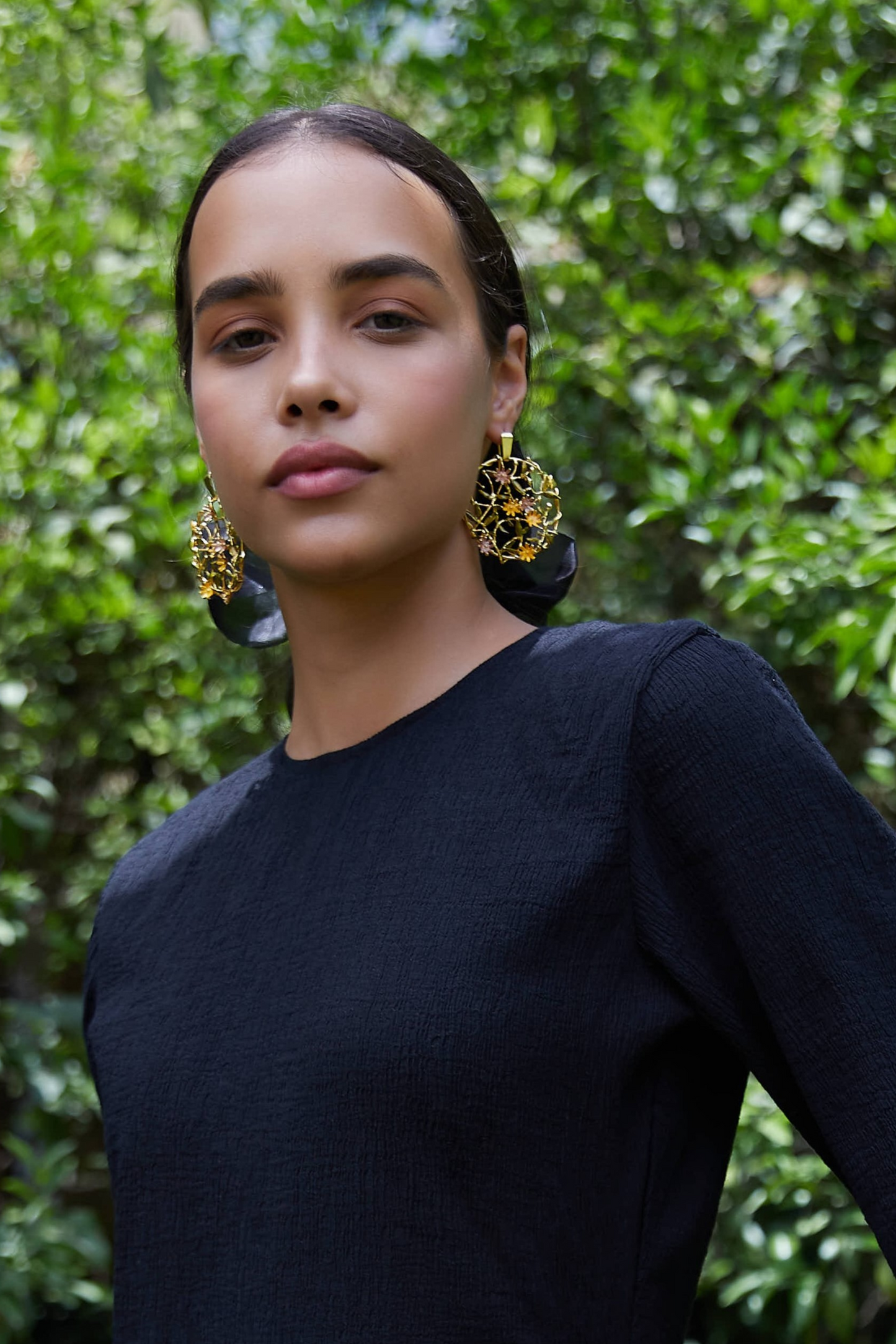 Trellis Earrings - Pastel Garden