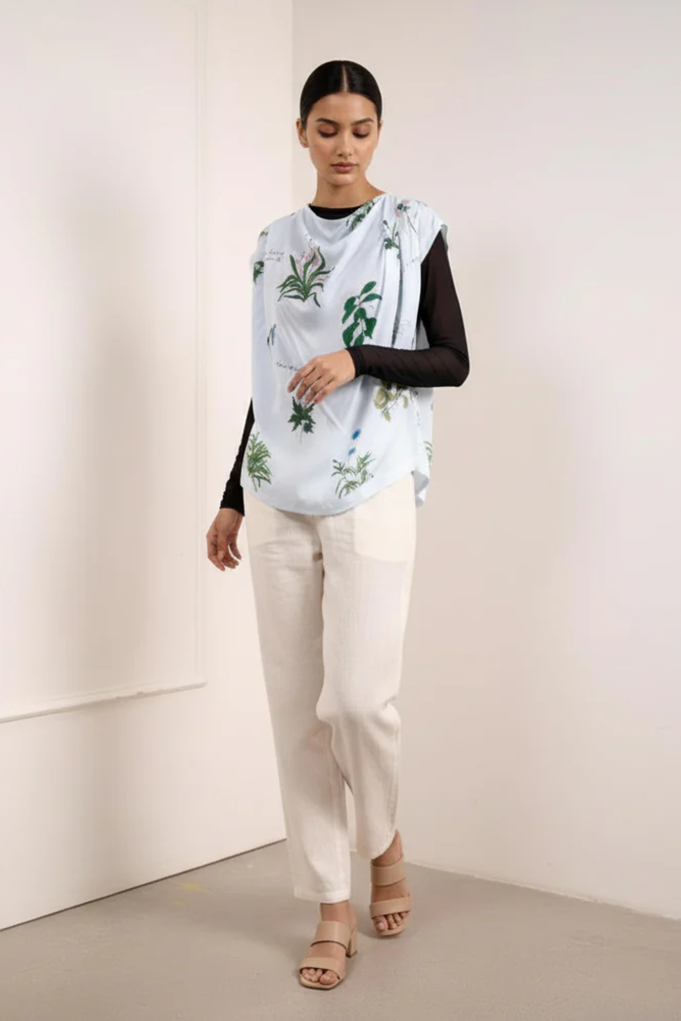 MISTELLE PRINTED TOP