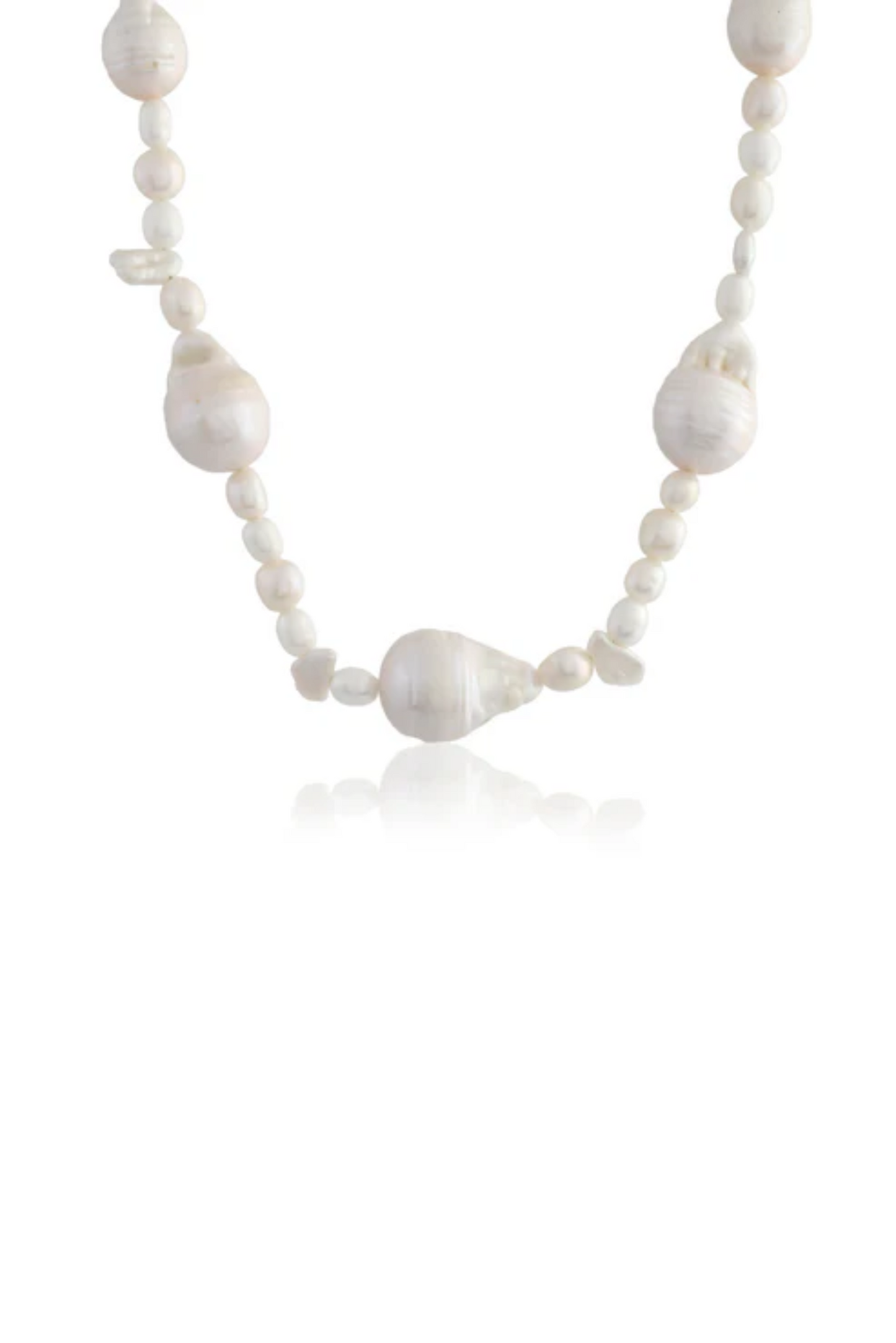 Pratapgari Uneven Pearl Necklace