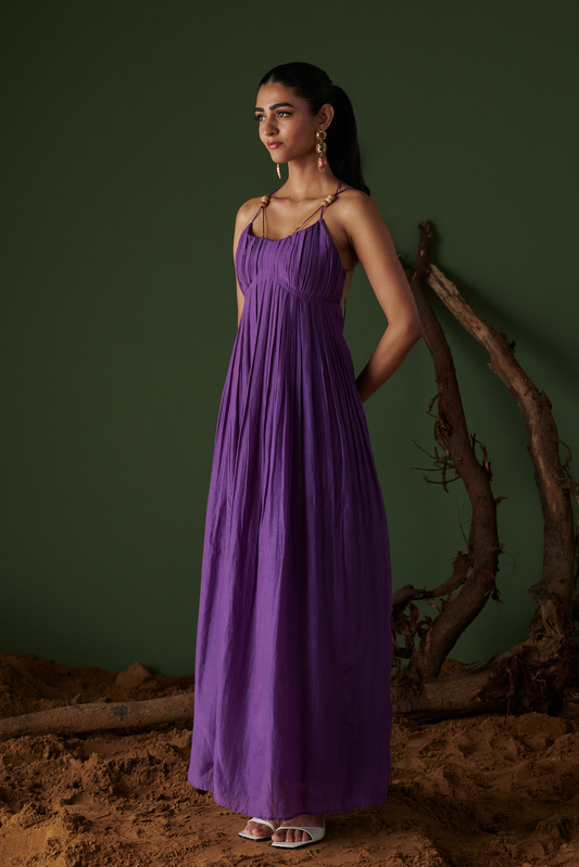 JAMUN JALSA MIDI DRESS