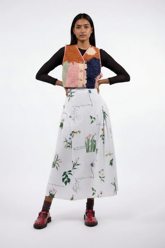 VELORA PRINTED SKIRT