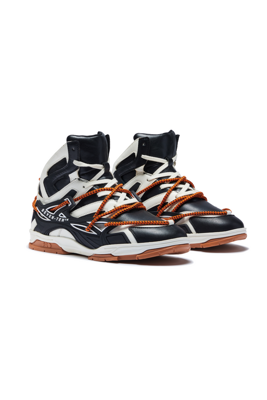 739 Orange Puffin High-Top Sneakers
