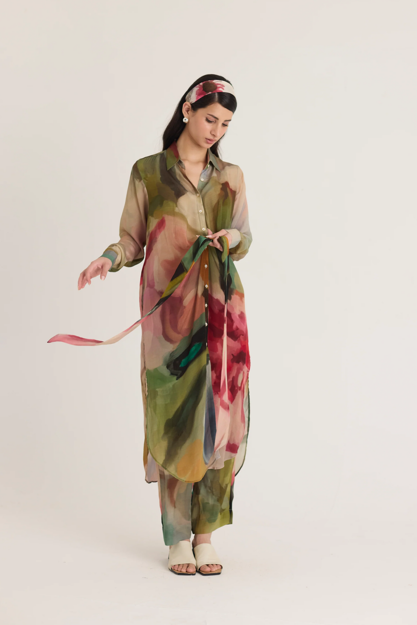 Tilly Wrap Kurta Set