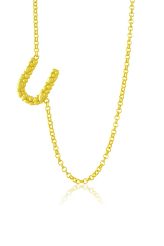 Initial Own Necklace - U