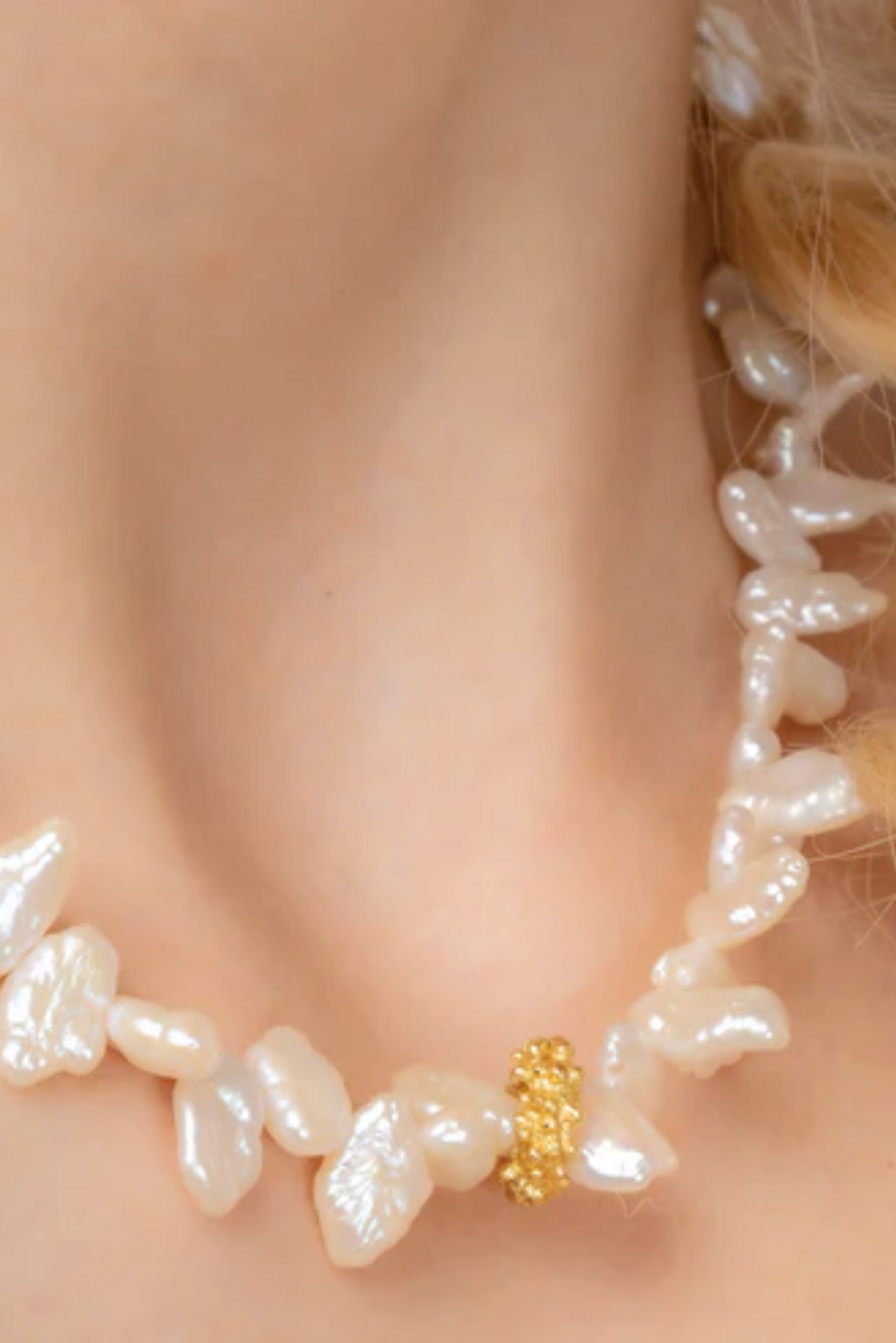 Pratapgari Melted Pearl Necklace