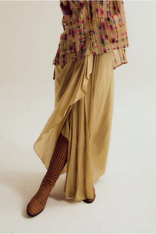Gulmohar Pleated Skirt
