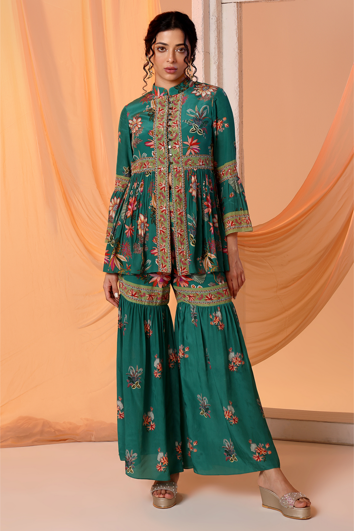 Aarani Embroidered Sharara Set