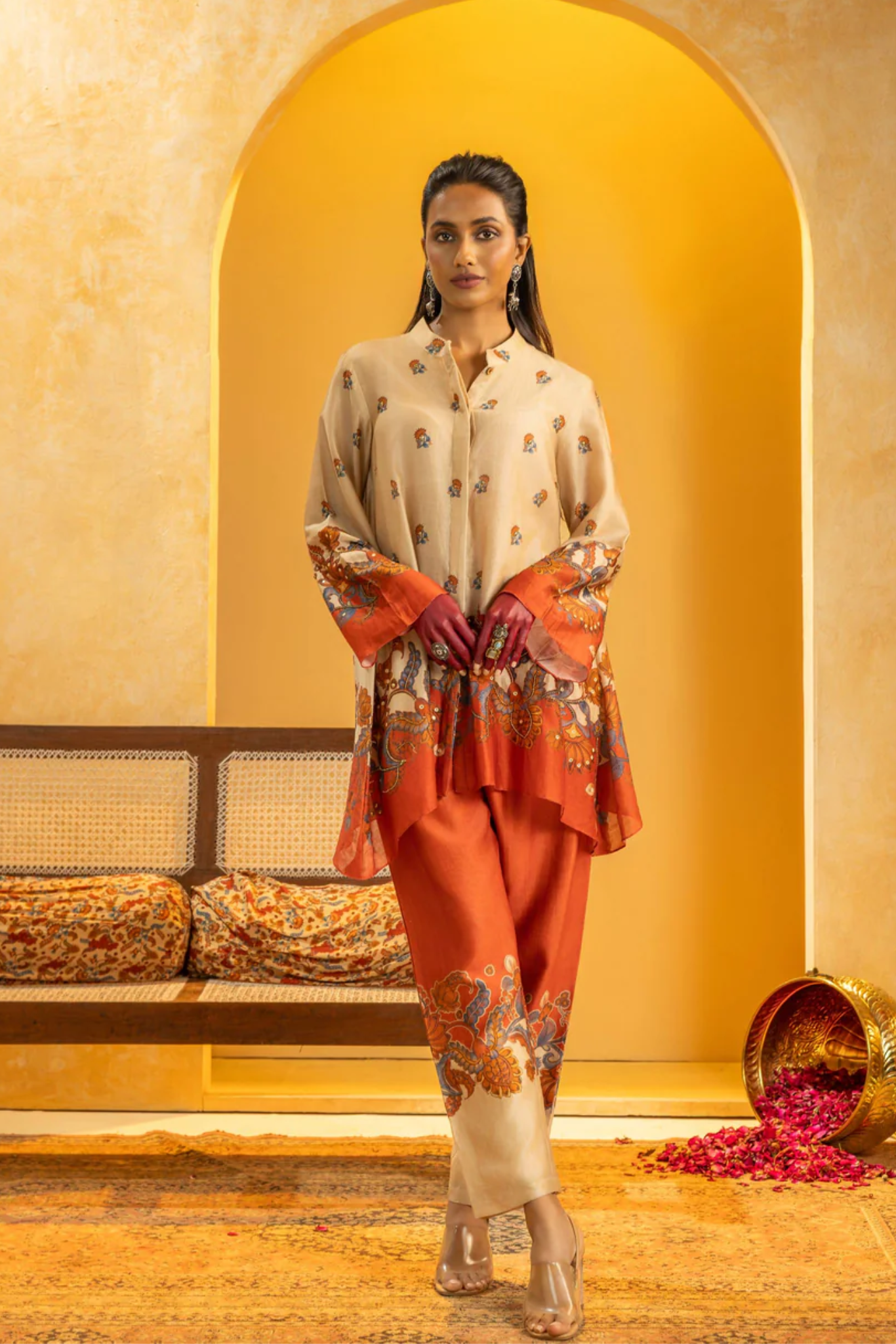 Rangtara embellished kurta set