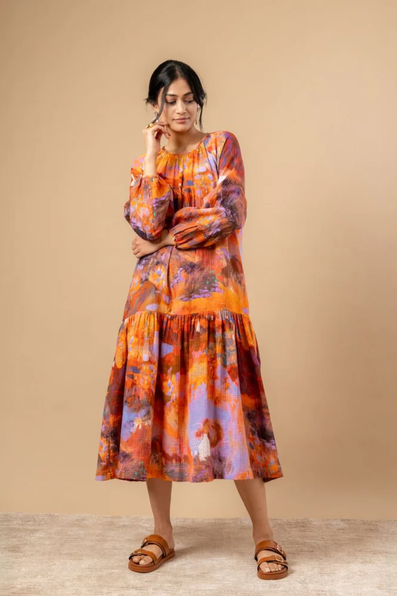 TWIG DROP WAIST DRESS