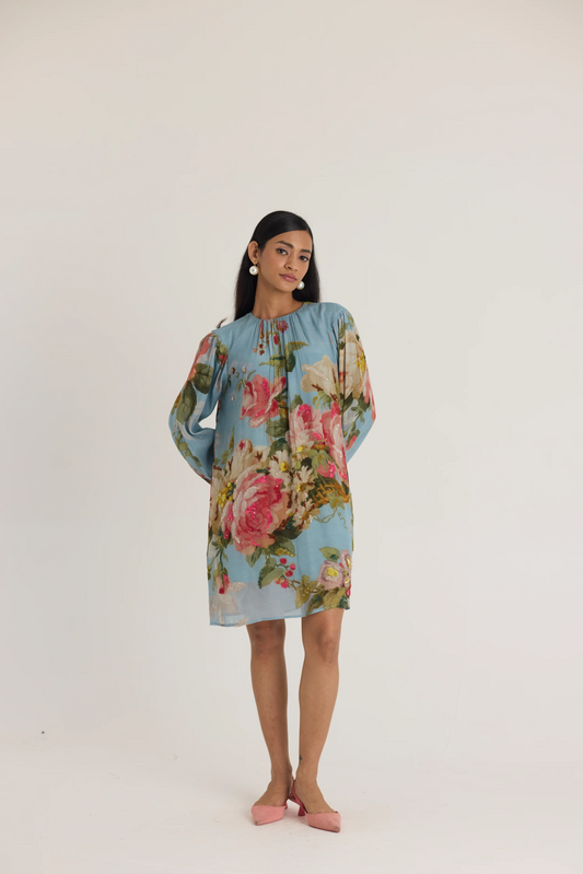 Taffy Embroidered Short Dress