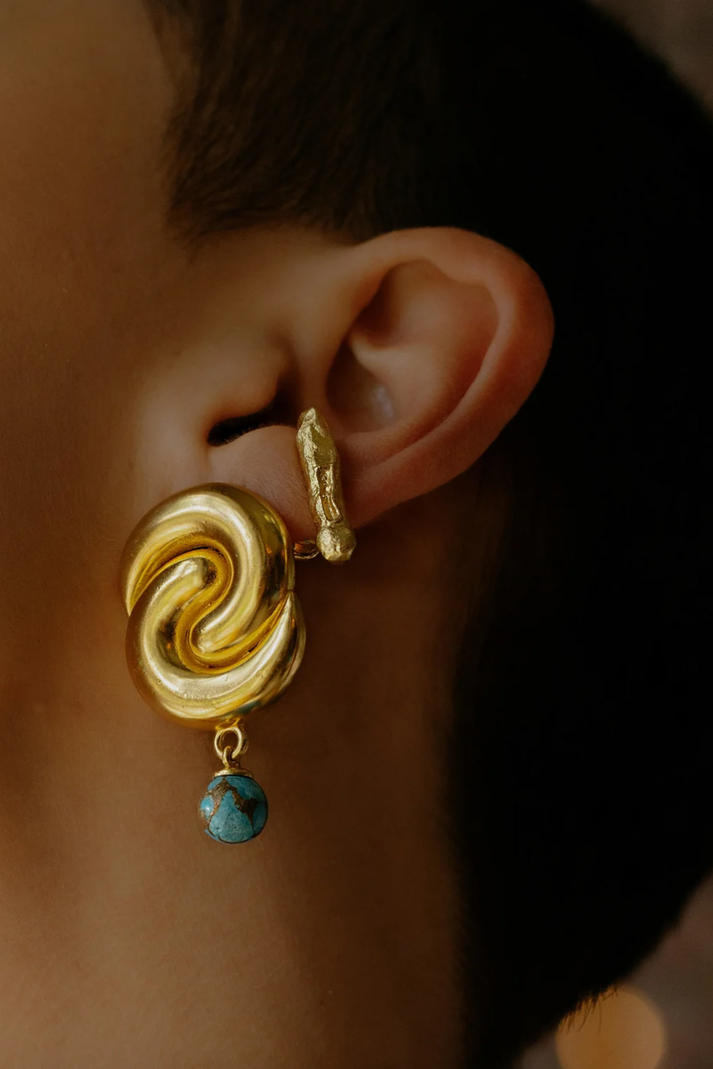 Turquoise Beaded Earrings