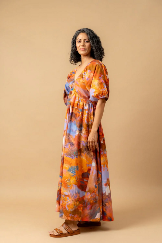 DEWBELL PRINTED DRESS