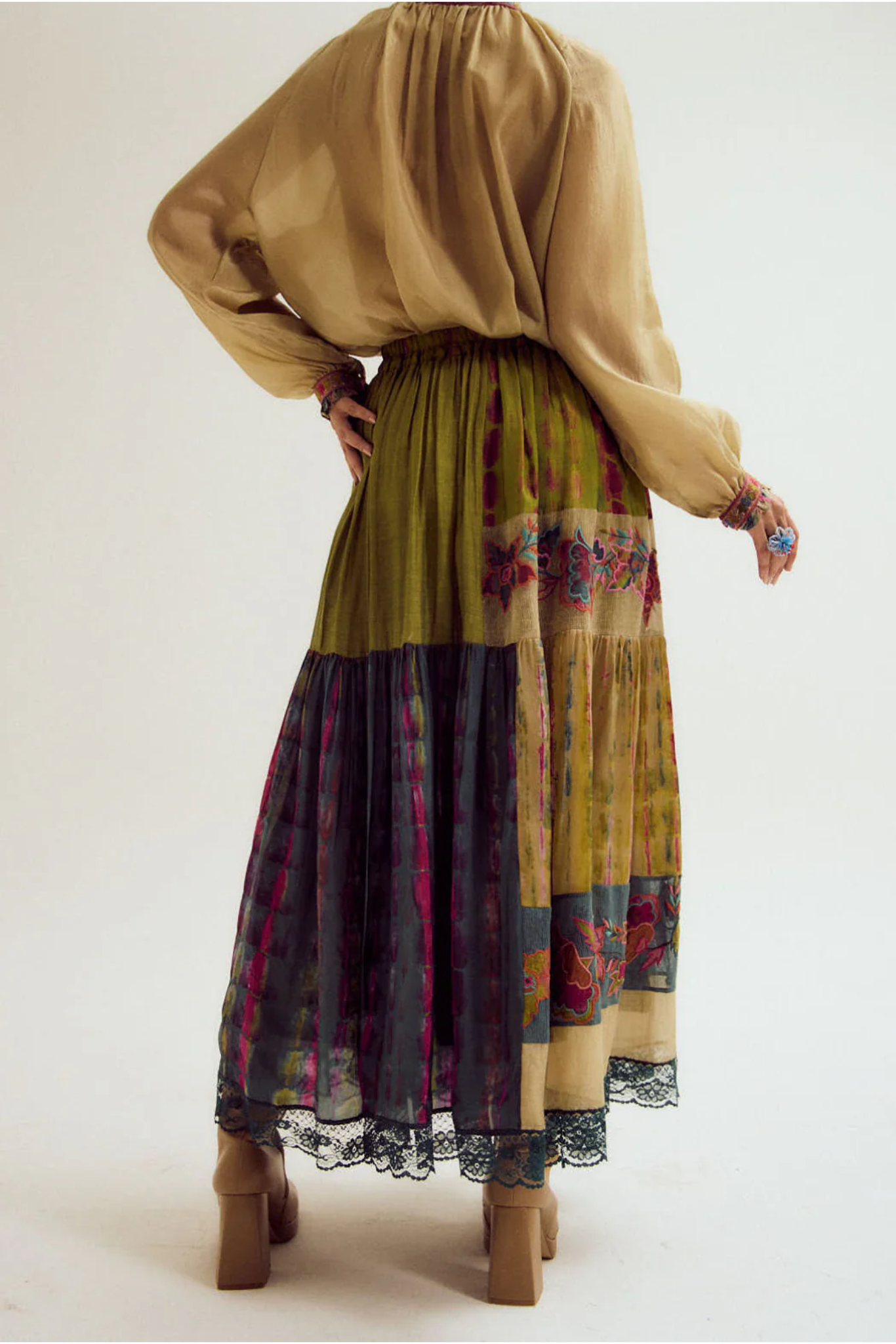 Amala Emb Skirt