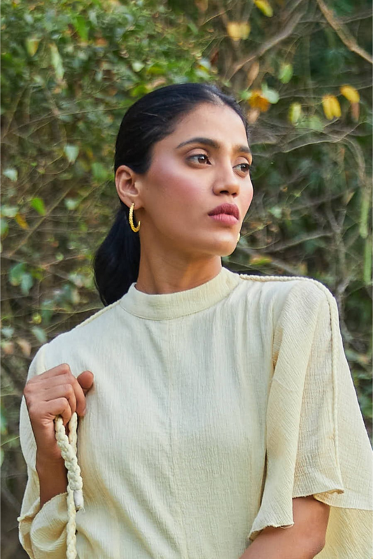Half Moon Hoops Gold