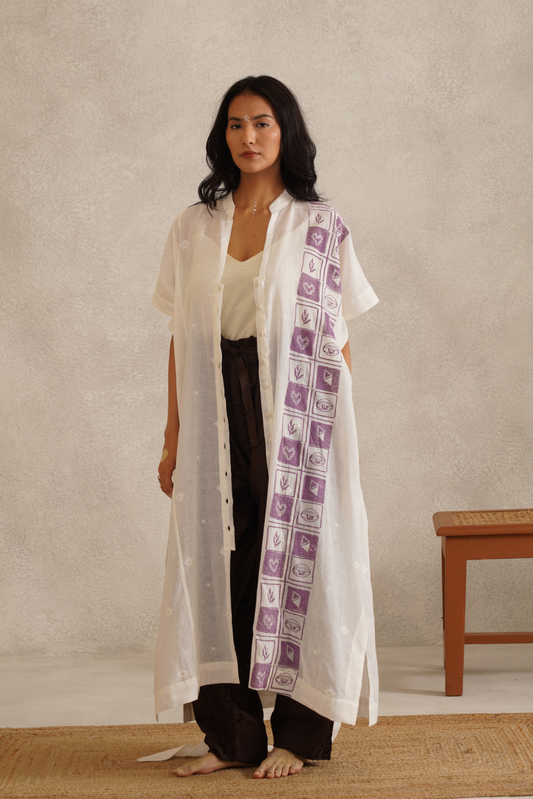 Flow Kaftan - White
