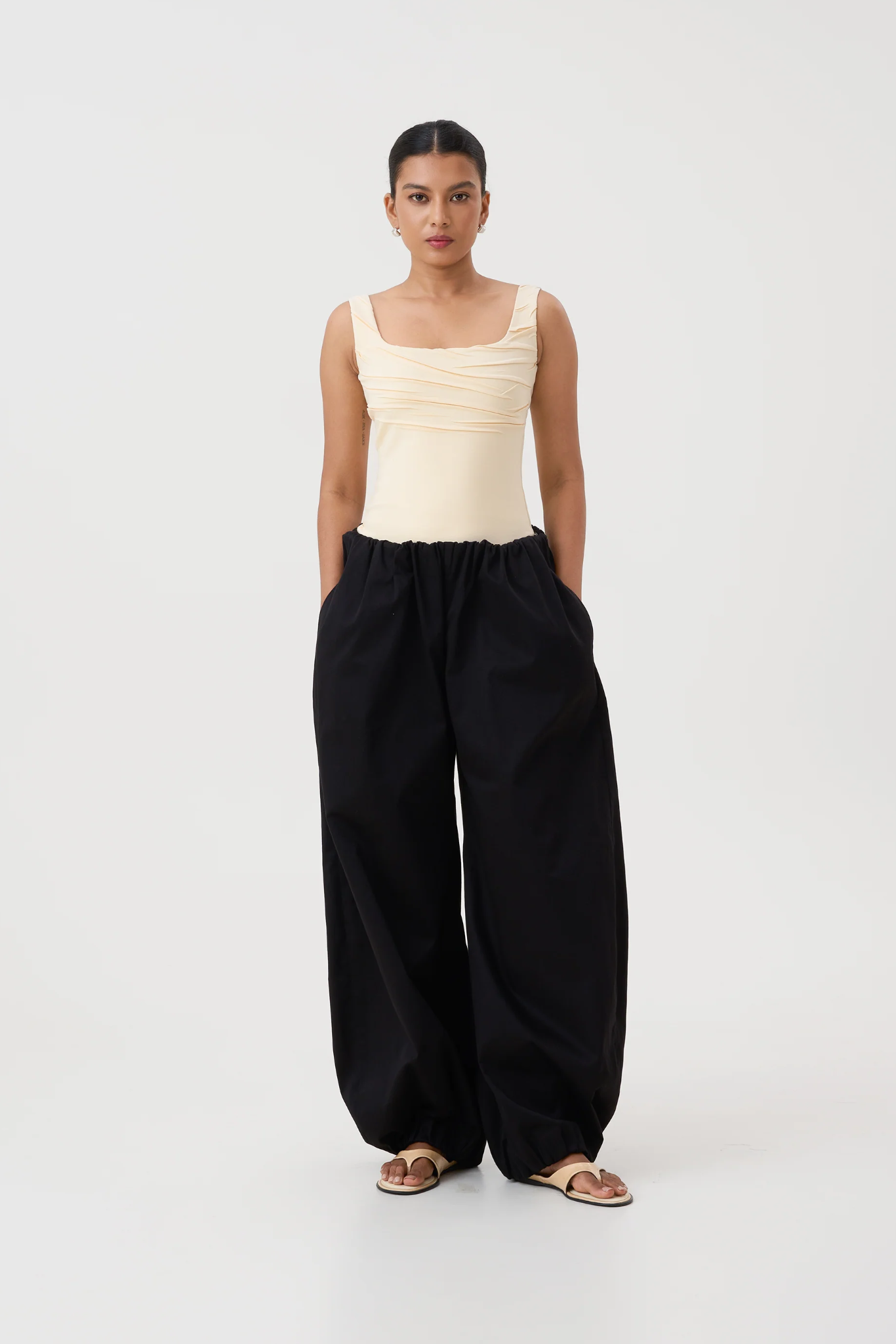 MISFUSED TANK TOP - ECRU