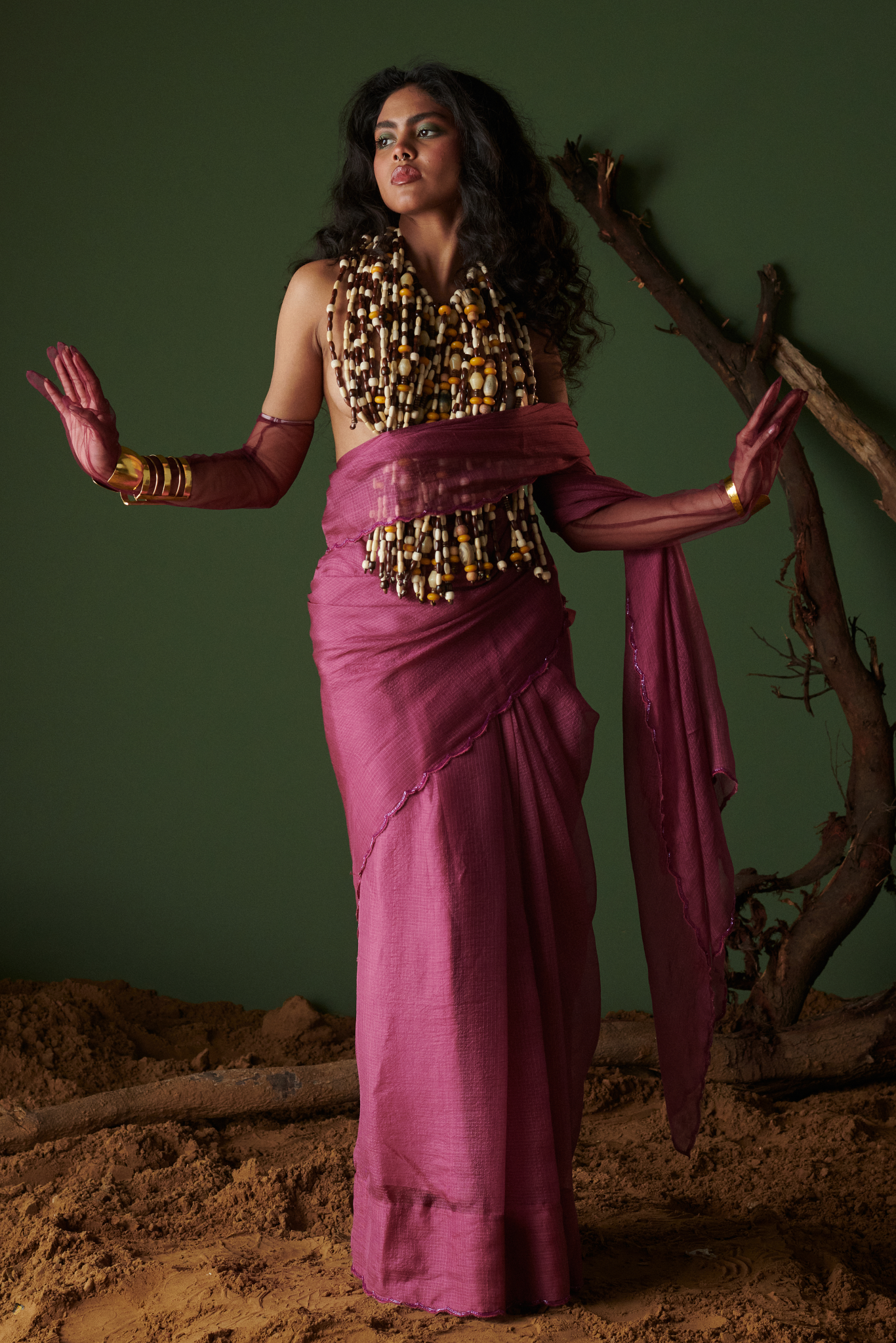 KOKUM CRUSH - Saree with Blouse