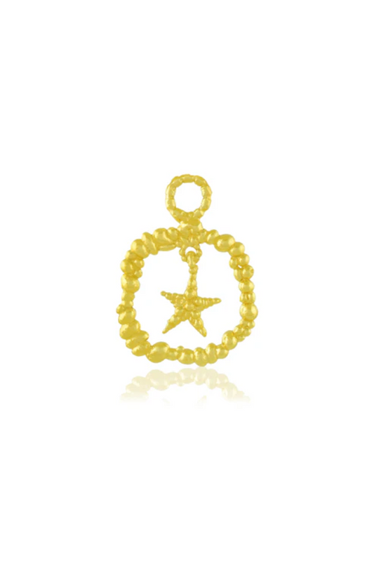 Granulated Star Charm