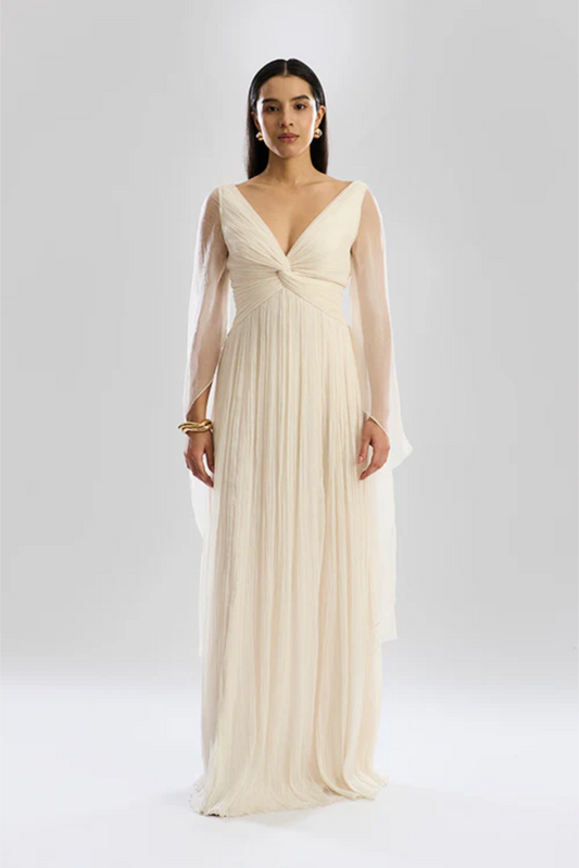 Dream Dress with Waterfall Sleeves