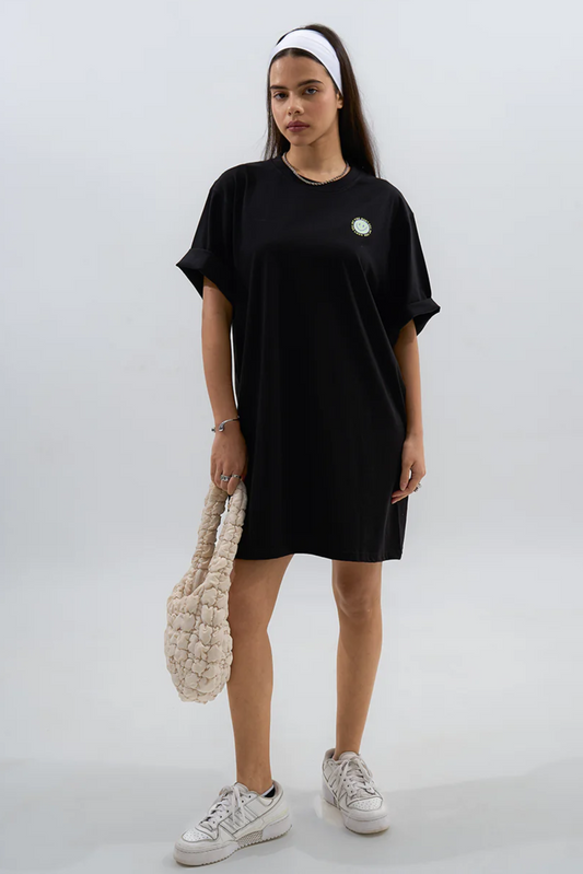 The Vibe T-Dress - Black