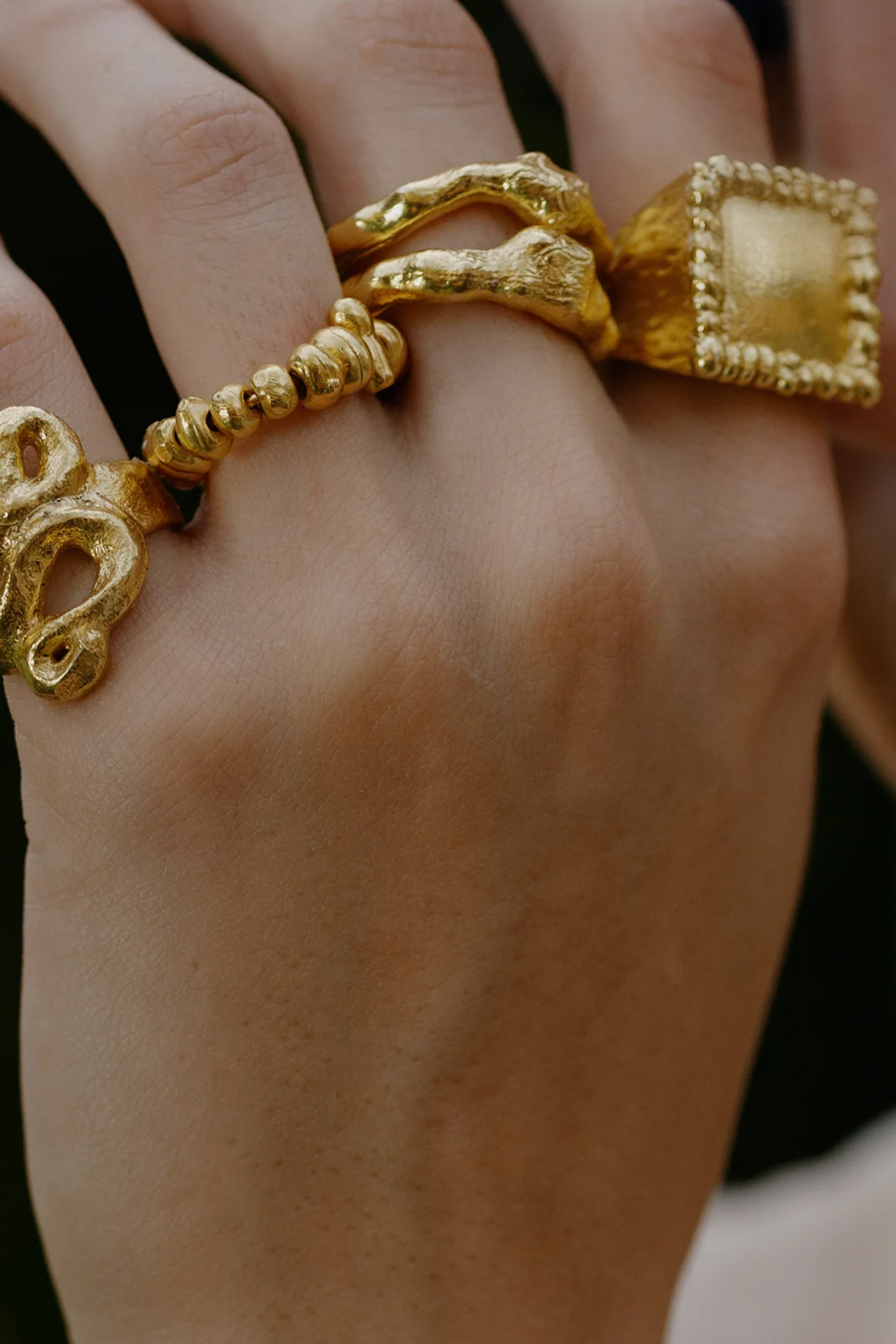 Molten Dual Band Ring