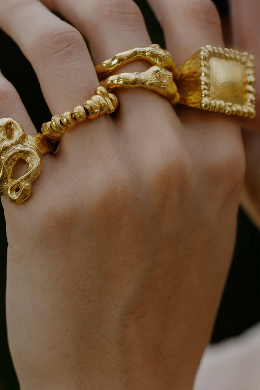 Molten Dual Band Ring