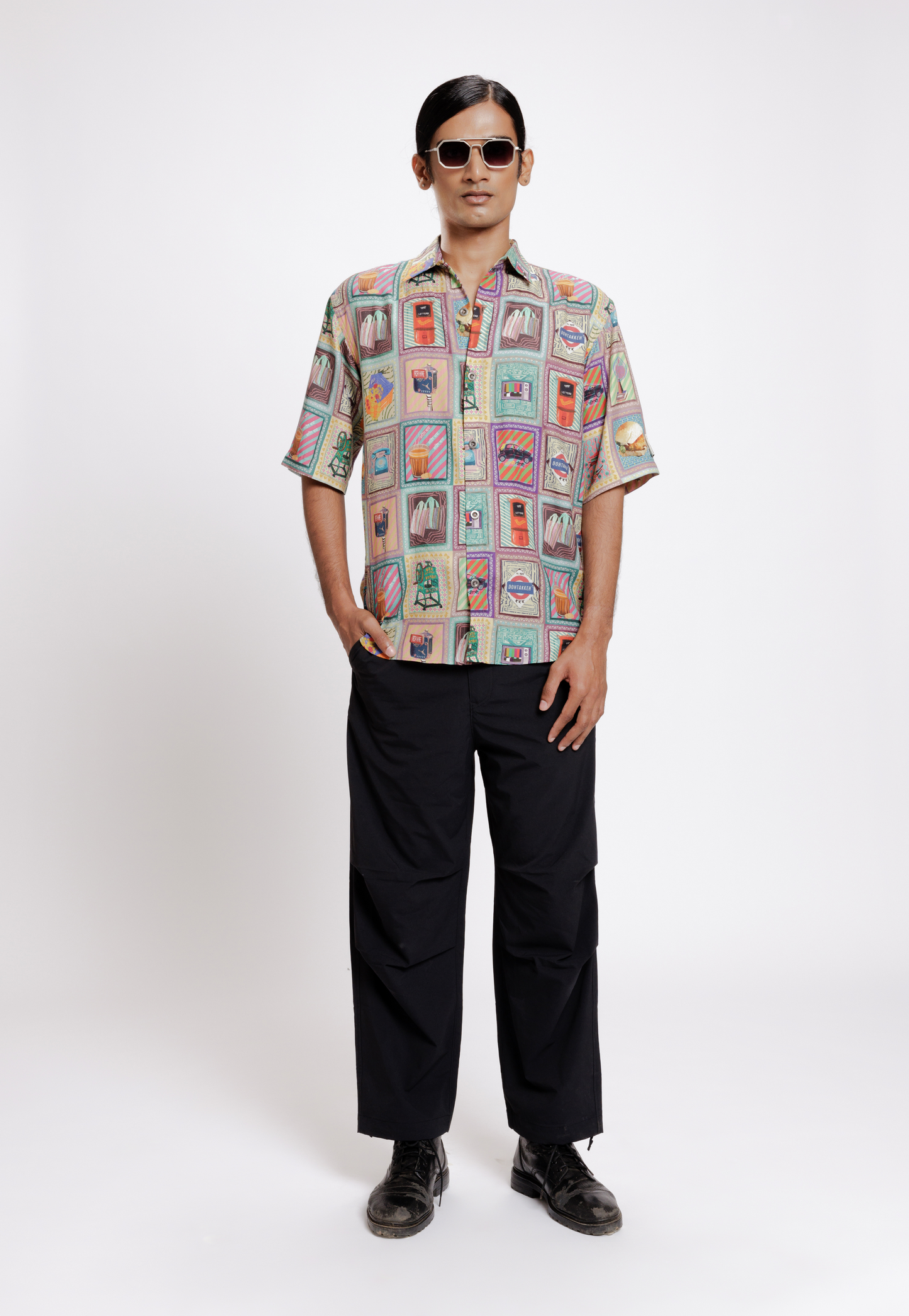 Kaali Peeli Half Sleeve Shirt