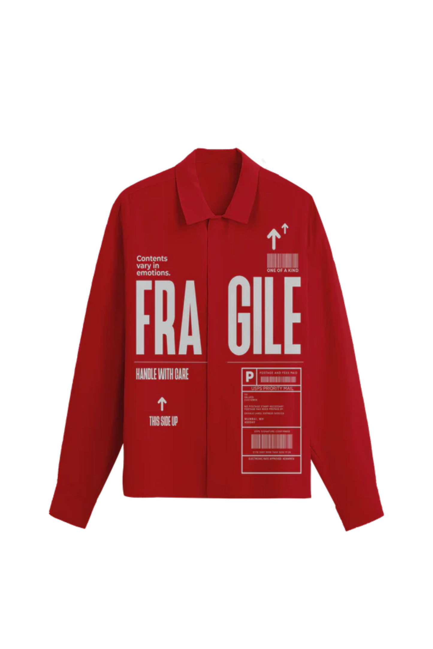 The Fragile Shirt - Men (Red)