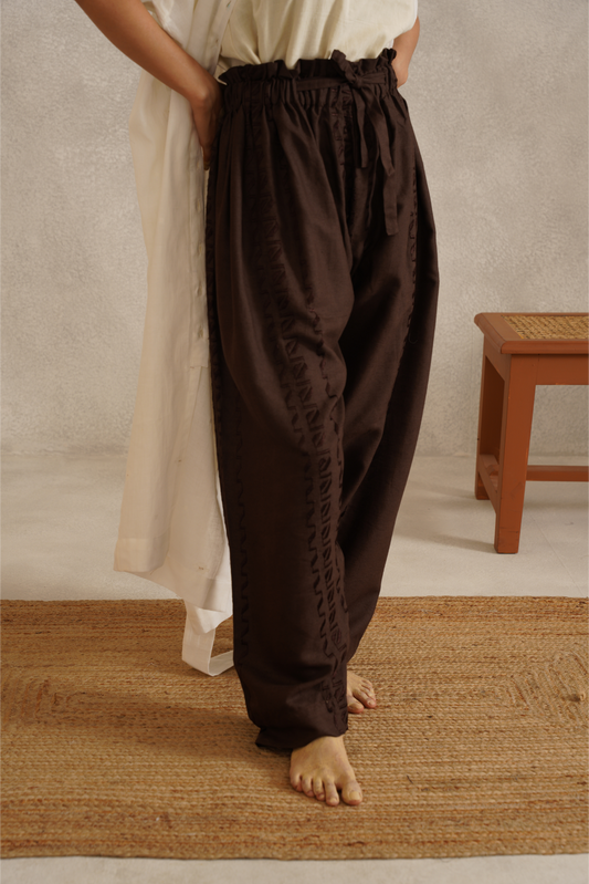 Grounded Unisex Pants - Brown