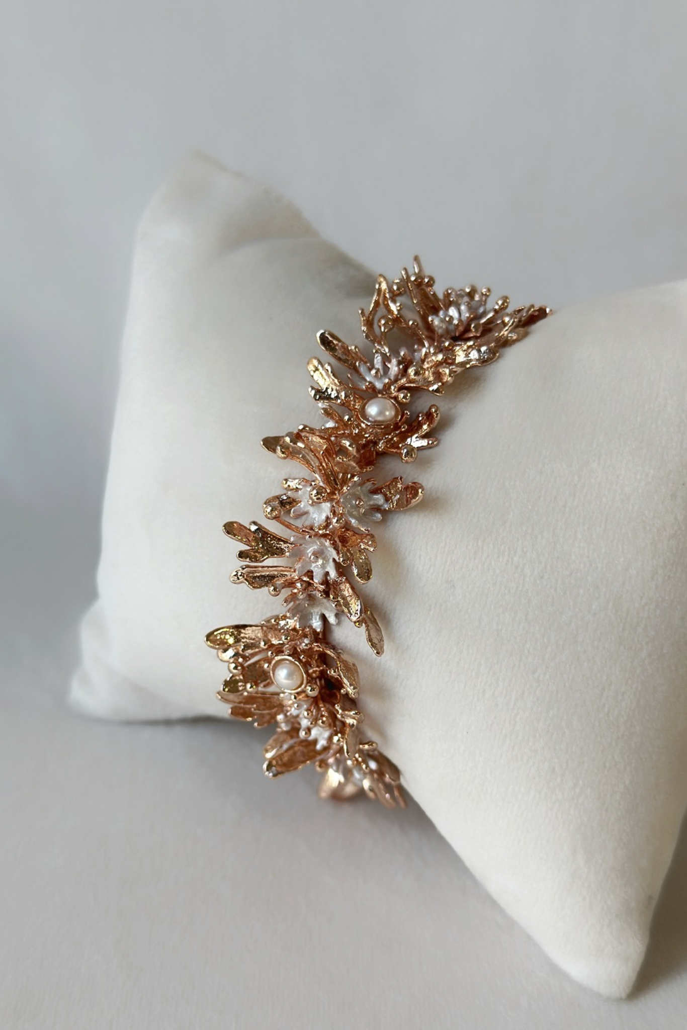 Blooming Trail Bangle - Rose Gold