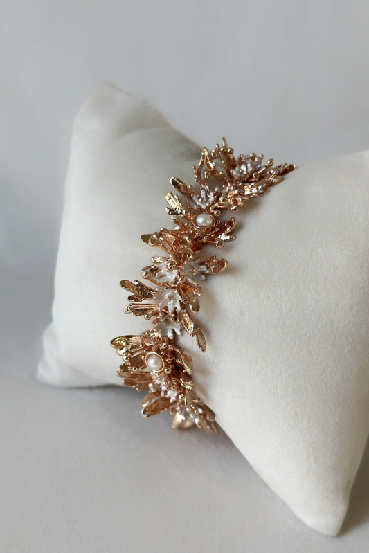 Blooming Trail Bangle - Rose Gold