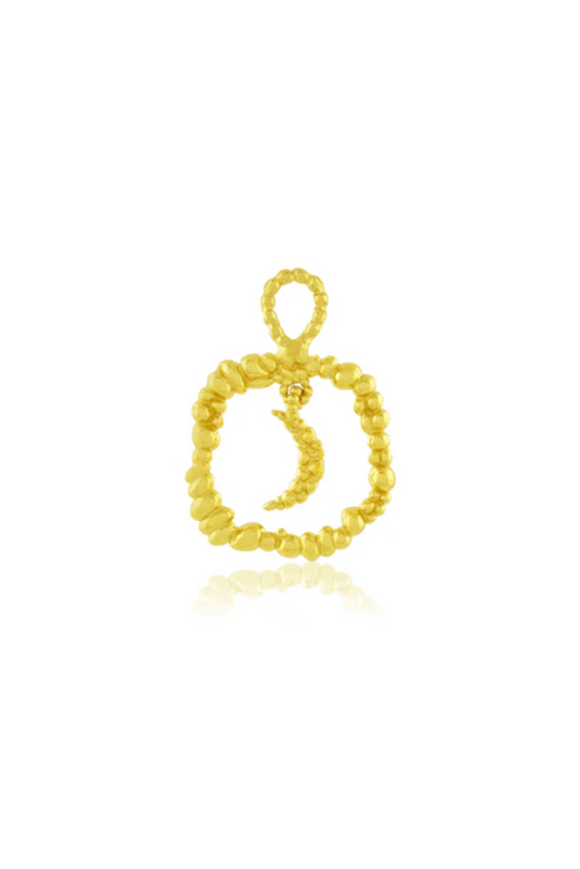 Granulated Moon Charm