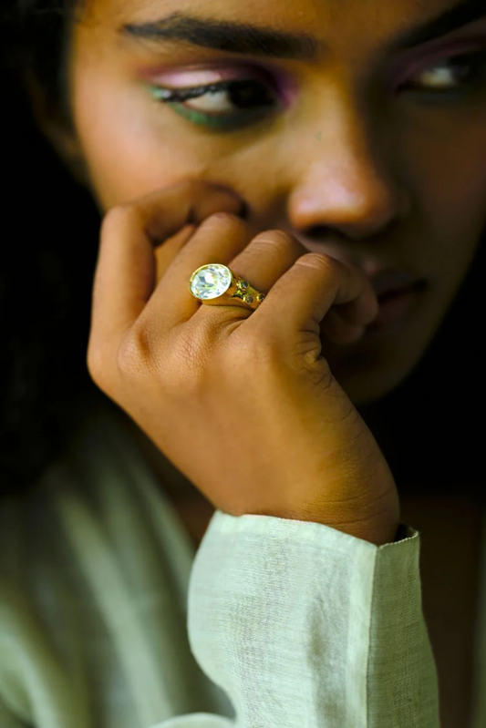The Testament Ring - Diamond White